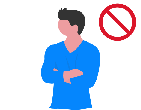 事務作業で悩んでいる男性